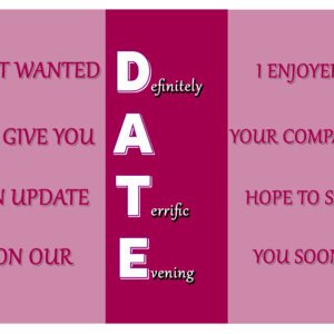 DATE – Definitely A Terrific Evening