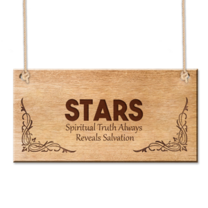 STARS – Spiritual Truth Always Reveals Salvation Plaque